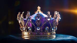 image of a royal crown - Royal Gold Coronation Crown with Jewels and Diamonds Against a Blue & Purple Background. Stock Image - Image of white, royalty: 282787583 Licensable Dreamstime Royal Gold Coronation Crown with Jewels by Dreamstine